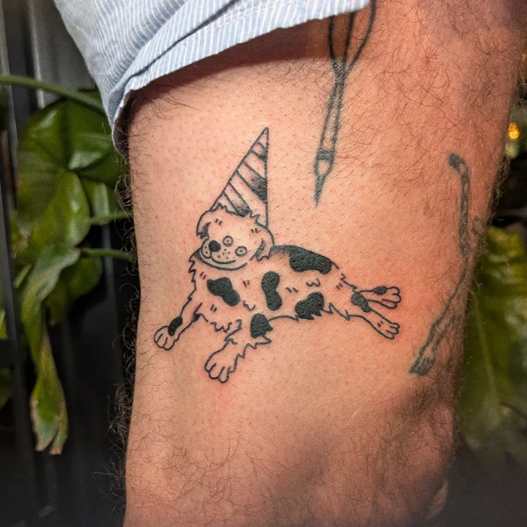 tattoo chien